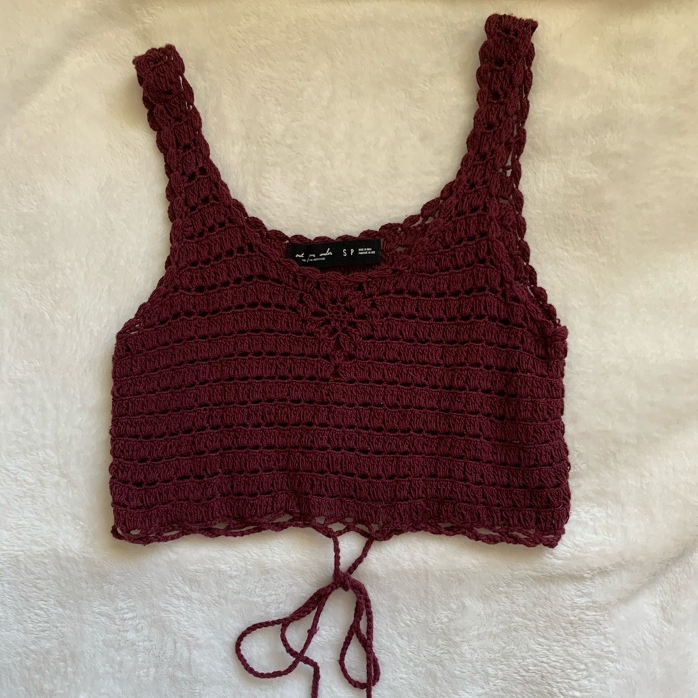 Urban outfitters crochet tank